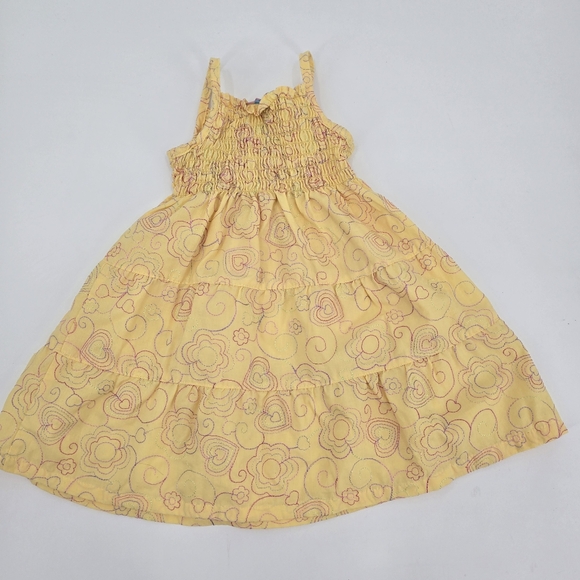 Penny M Yellow and Black Floral Kids Dress Duo Size 2T - Picture 4 of 5